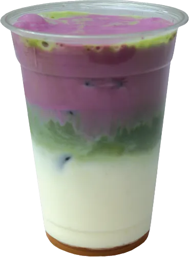 Ube Matcha Latte