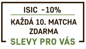 Věrnostní program Matcha Baru Zlín – každý 10. matcha nápoj zdarma
